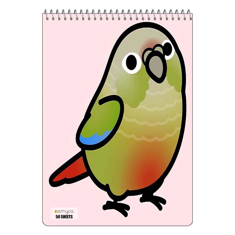 دفتر نقاشی 50 برگ سیمی کارنیکا طرح طوطی Parrot کد 48270