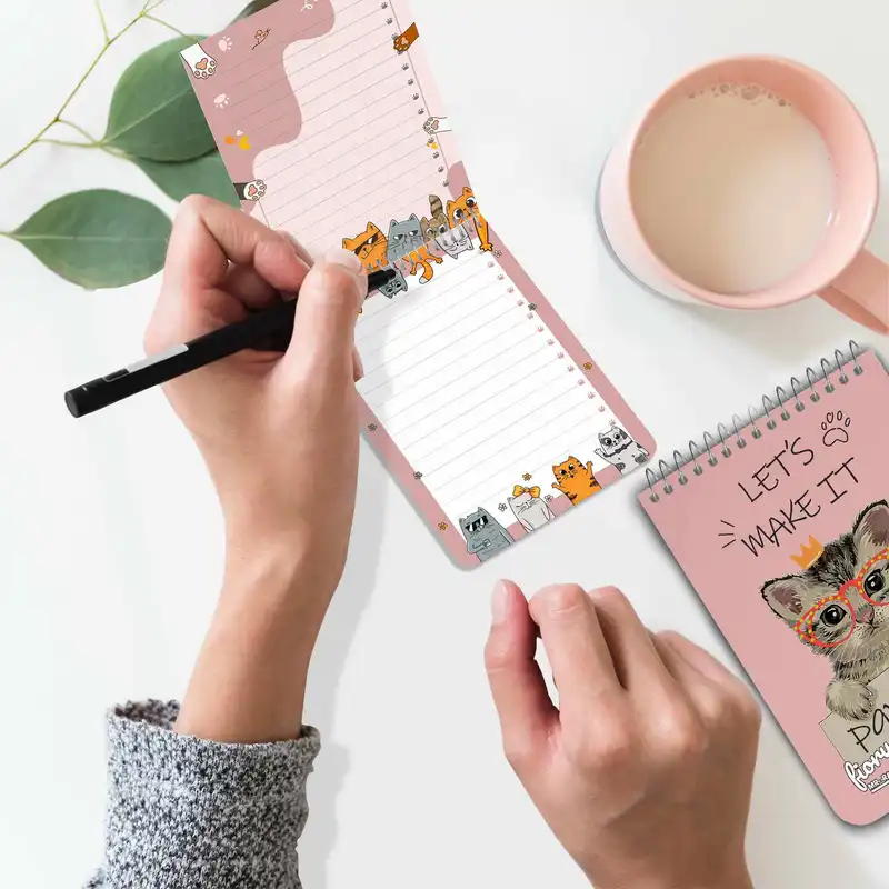 دفترچه یادداشت مستر راد طرح گربه کیوت کد fiory 1773