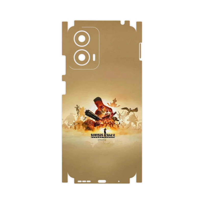 برچسب پوششی ماهوت مدل Serious Sam Game Series-FullSkin مناسب برای گوشی موبایل موتورولا Moto G24