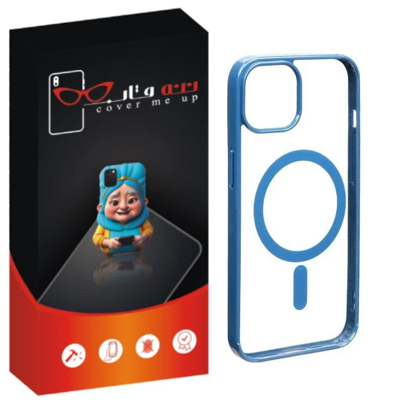 کاور ننه قاب مدل مگ سیف طرح کالرفول مناسب برای گوشی موبایل اپل iPhone 12 / 12 Pro