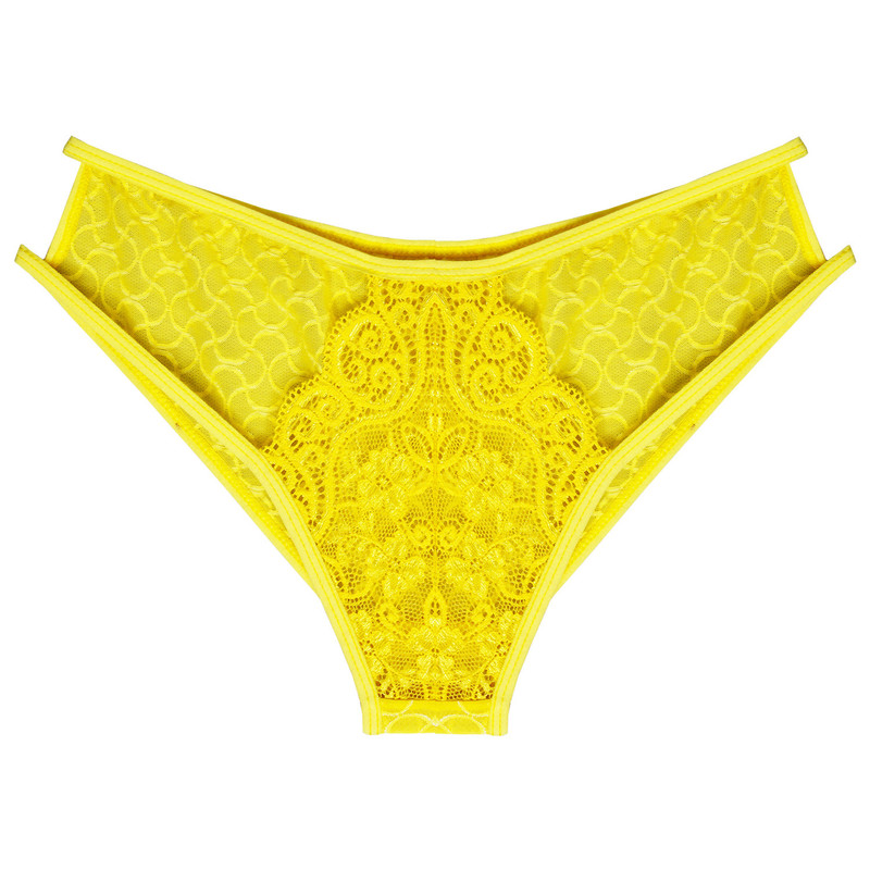 ست شورت و سوتین زنانه مدل Z811 رنگ زرد