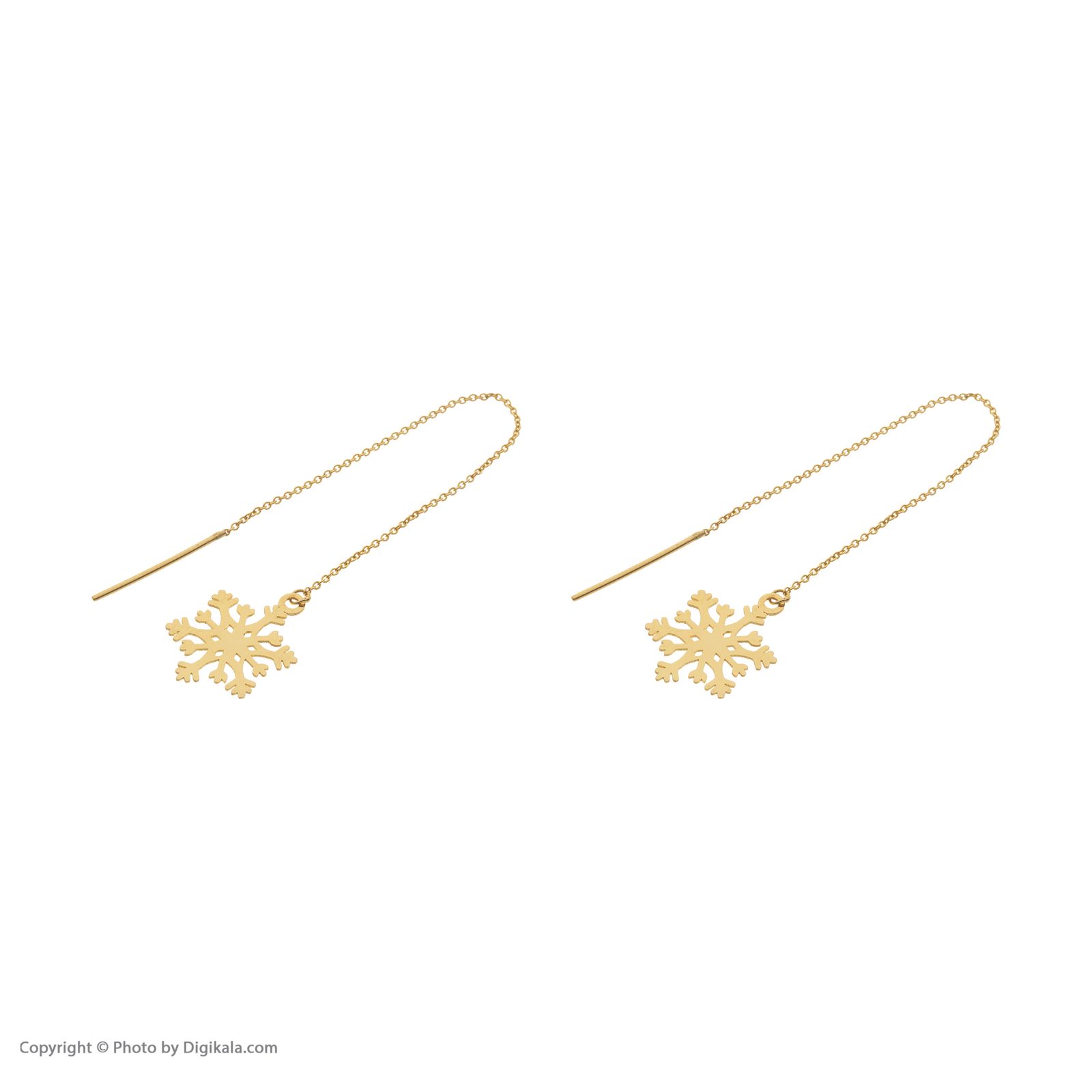 گوشواره طلا 18 عیار زنانه مایا ماهک مدل ME1009 -  - 4