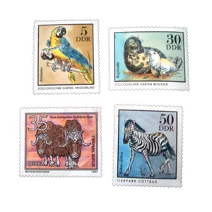 تمبر یادگاری مدل حیوانات کد DS2988 مجموعه 4 عددی