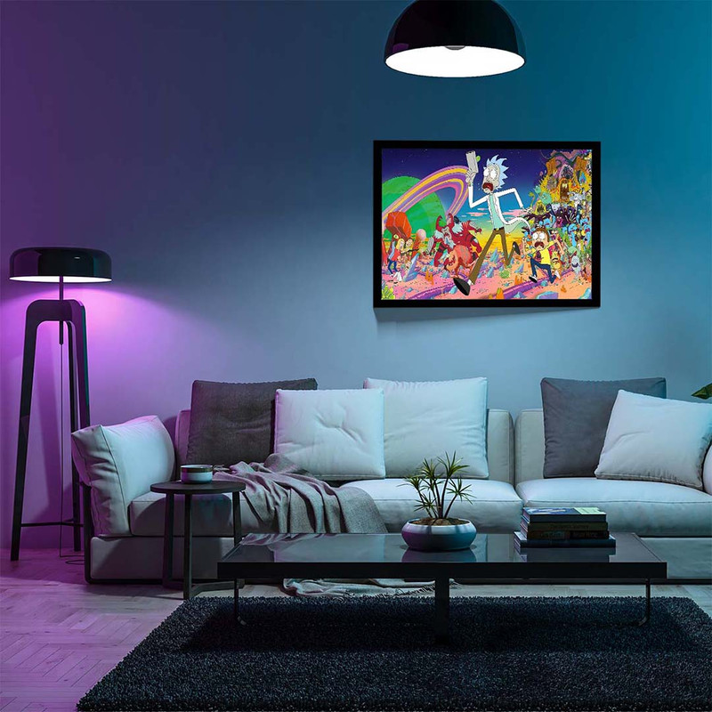 تابلو مدل rick and morty کد F-15028