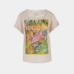 تی شرت آستین کوتاه زنانه مدل فانتی