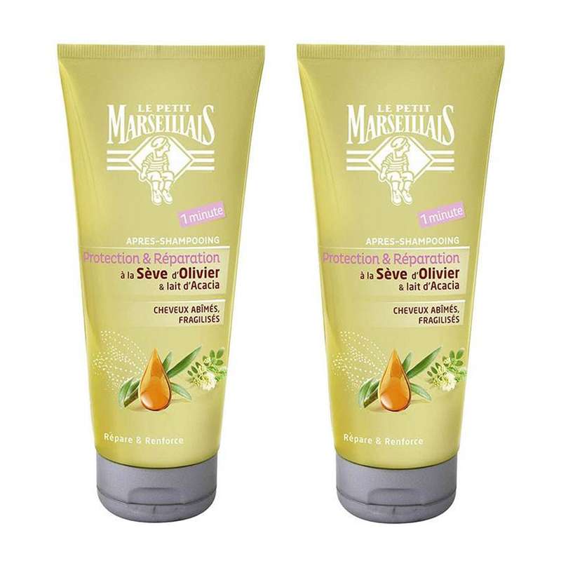 نرم کننده مو ال پی ام مدل Protection and Reparation حجم 200 میلی لیتر مجموعه 2 عددی