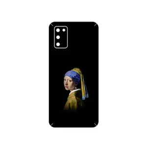 MAHOOT Girl with a Pearl Earring of Vermeer Cover Sticker for Samsung Galaxy A03S