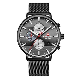 ساعت مچی عقربه‌ای مردانه نیوی فورس مدل NF9169M -FE-AR-ME-ME