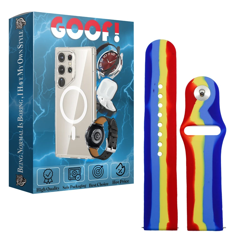 بند گوف مدل Rainbow-c5 مناسب برای ساعت هوشمند هایلو RT2