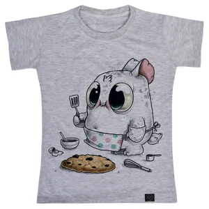 تی شرت آستین کوتاه دخترانه 27 مدل کلوچه پز کد V183