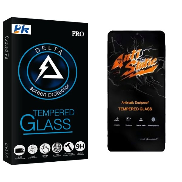 محافظ صفحه نمایش پی کی مدل Delta Antistatic مناسب برای گوشی موبایل شیائومی Redmi Note 12 Turbo/Redmi Note 13 5G/Redmi Note 13R Pro/Poco F5