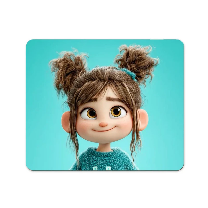 ماوس پد پاد آفرین طرح دختر کد 927 سایز 19*24 سانتی متر