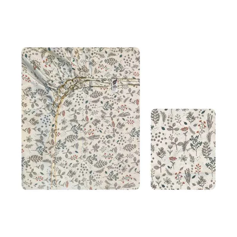 سرویس ملحفه یک نفره 2 تکه آدنو مدل مهشید کد IR203