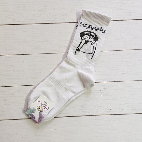 جوراب ساق بلند زنانه تن پوش هنگامه مدل پنبه کش اسپرت واگعی یا کیک  -  - 2