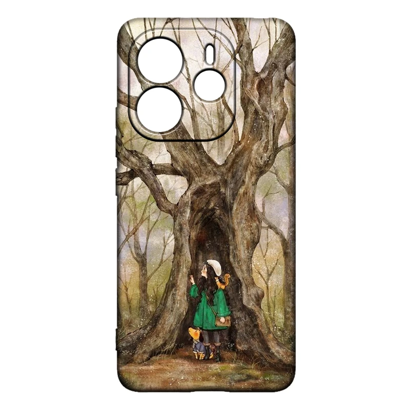 کاور طرح دخترانه کد 278 مناسب برای گوشی موبایل شیائومی Redmi Note 14 4G