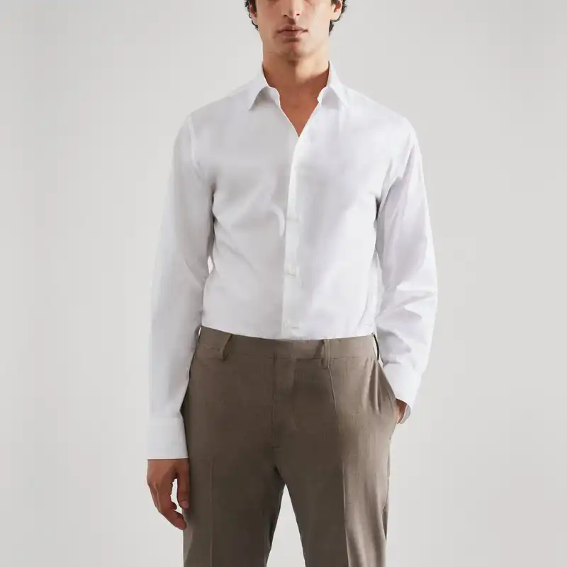 پیراهن آستین بلند مردانه مانگو مدل WT750EME