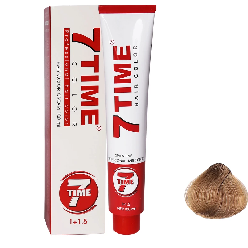 رنگ مو سون تایم شماره N.7 سری طبیعی حجم 100 میلی لیتر رنگ بلوند متوسط