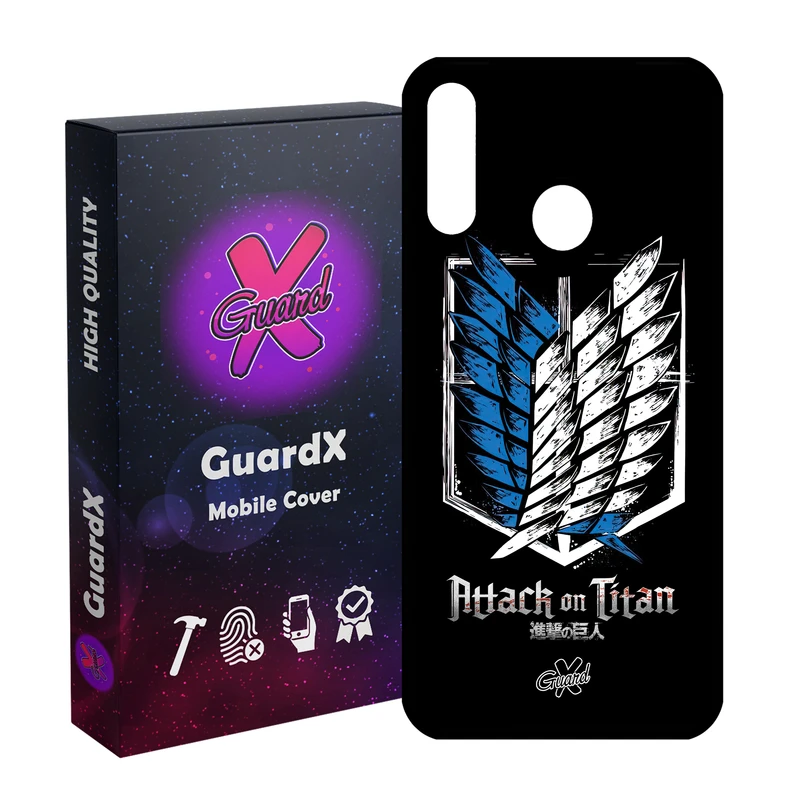 کاور گارد ایکس طرح Attack on Titan Anime مدل Glass10448 مناسب برای گوشی موبایل سامسونگ Galaxy A20s