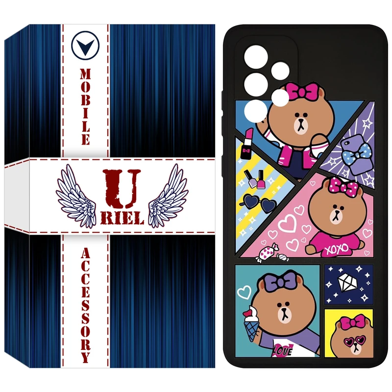 کاور یوریل مدل KSH کد 13 طرح Brown مناسب برای گوشی موبایل سامسونگ Galaxy A33 5G