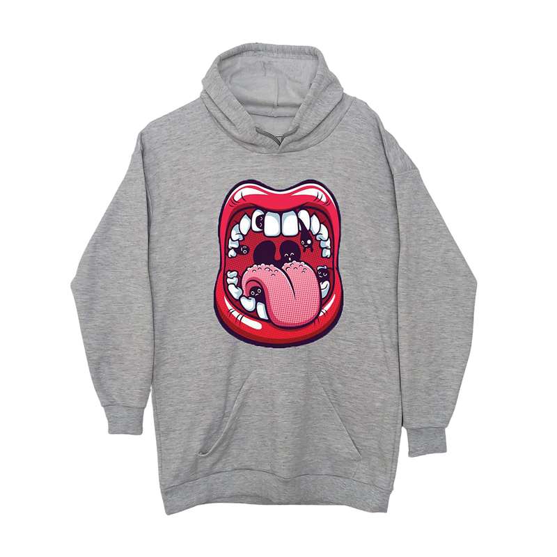 هودی پسرانه طرح دهان کد 101