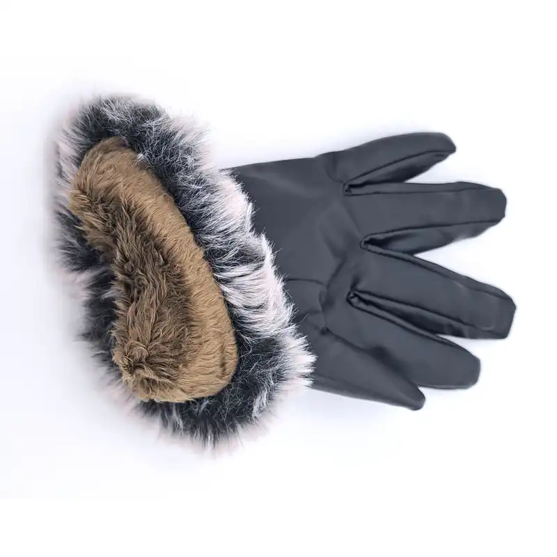 دستکش زنانه مدل چرمی کد KH-BO 04