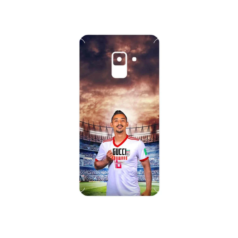 برچسب پوششی ماهوت مدل Reza Ghoochannejhad مناسب برای گوشی موبایل سامسونگ Galaxy A8 2018