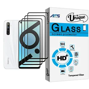 AFS Unique Glass MIX003 Screen Protector For Realme 6i (India) Pack Of 3