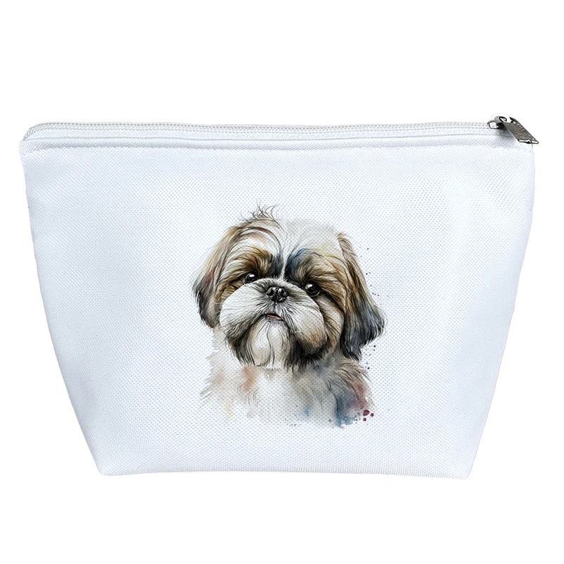 کیف لوازم آرایش دخترانه خندالو مدل سگ نژاد شیتزو کد 2931