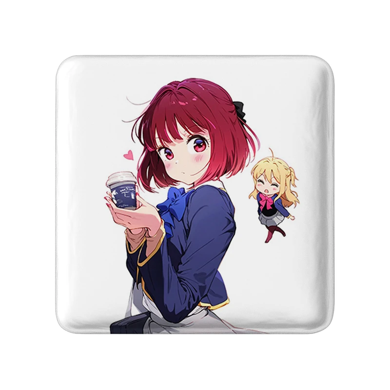 مگنت خندالو طرح کانا انیمه اوشی نو کو مدل مربعی کد 31206