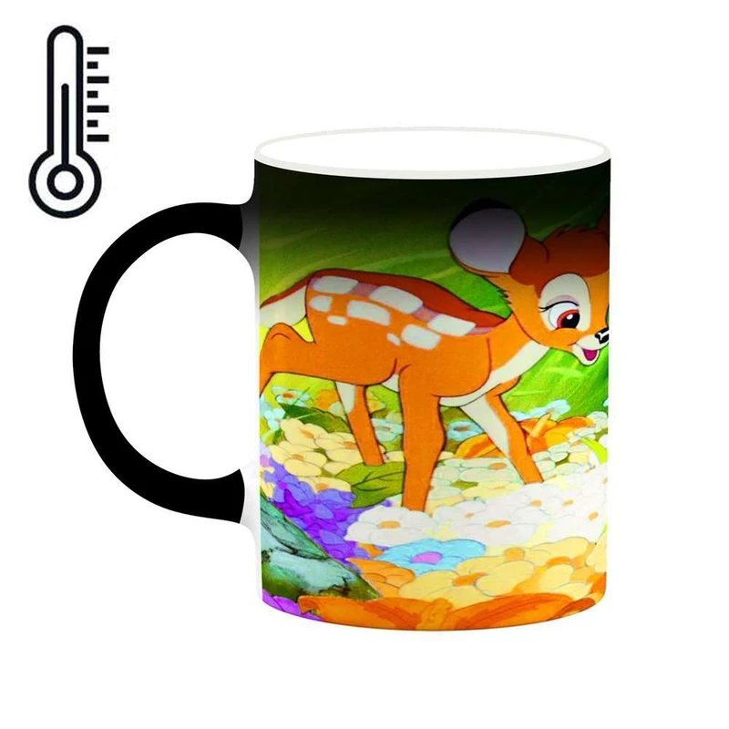 ماگ حرارتی کاکتی مدل کارتون Bambi کد mgh22208