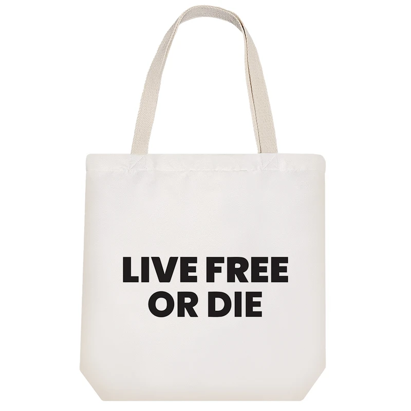 ساک خرید خندالو طرح Live Free Or Die  کد 6612