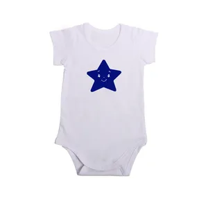 بادی آستین کوتاه نوزادی مدل ستاره کد star-w-1