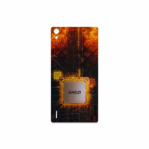 MAHOOT AMD Brand Cover Sticker for Huawei Ascend P7