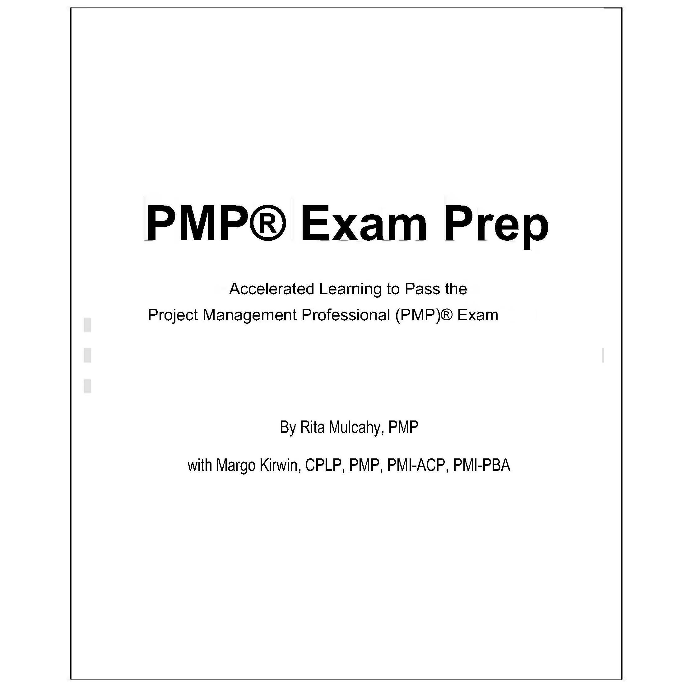 کتاب PMP Exam Prep Accelerated Learning to Pass the Project Management 11th Edition اثر Rita Mulcahy انتشارات رایان کاویان