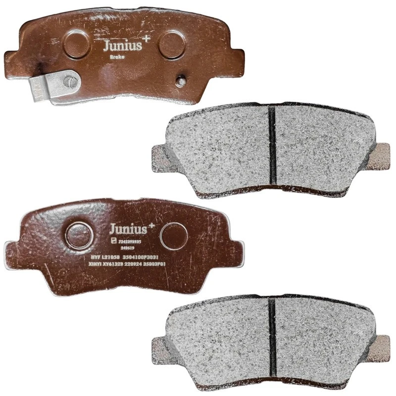 لنت ترمز عقب جونیوس بریک مدل سوراخدار کد Z1812 مناسب برای هیوندای ولستر 