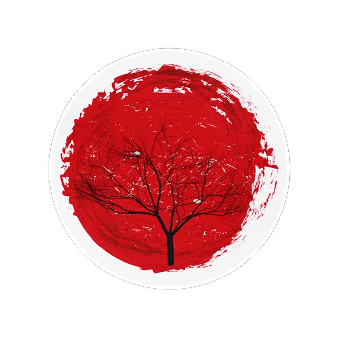 استیکر لپ تاپ ماسا دیزاین طرح Japan مدل STK1482