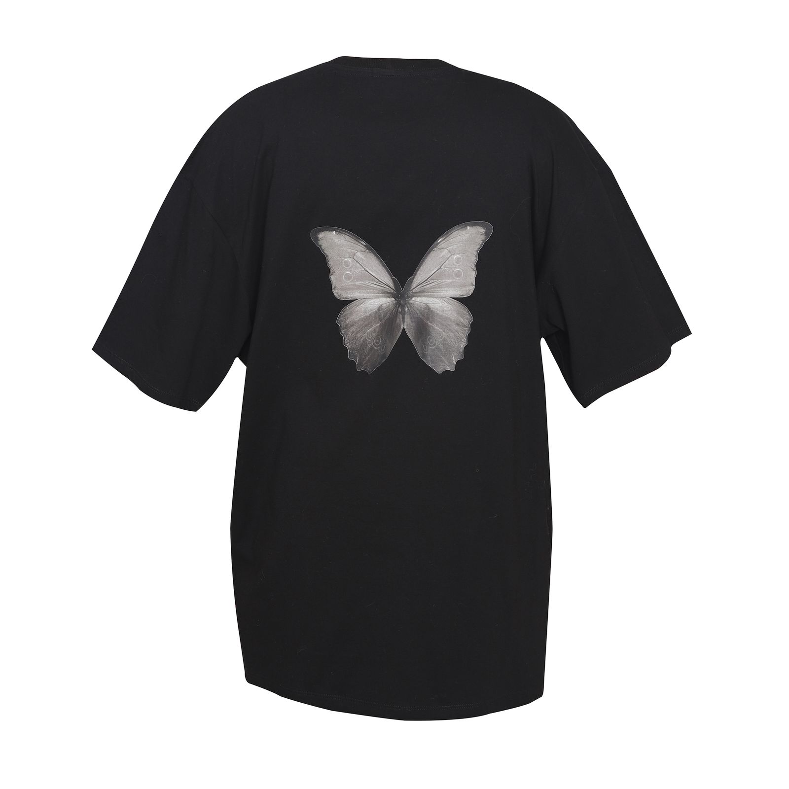 تی شرت لانگ آستین کوتاه  زنانه ترسه به نگار طرح پروانه کد 160 -  - 2