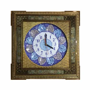 ساعت دیواری خاتم کاری کد c2