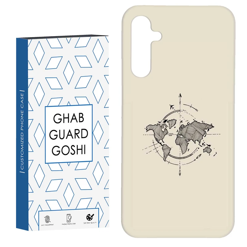 کاور قاب گارد گوشی طرح نقشه کد Dimo-175 مناسب برای گوشی موبایل سامسونگ Galaxy A54