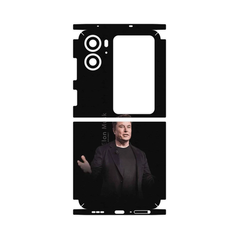 برچسب پوششی ماهوت مدل Elon_Musk-FullSkin مناسب برای گوشی موبایل اپو Find N2 Flip