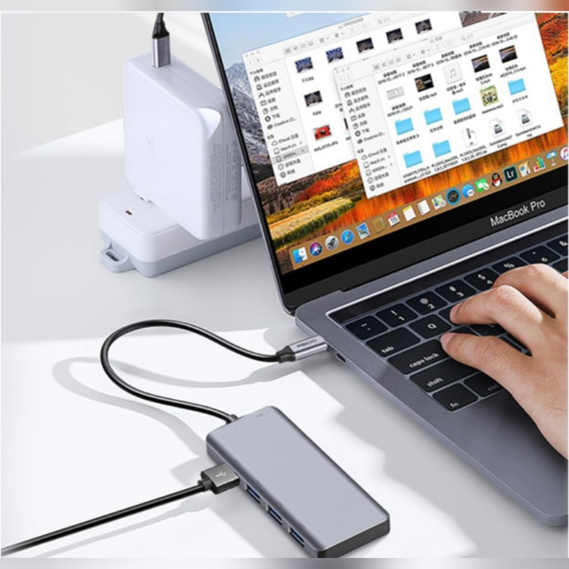 هاب 5 پورت USB-C رسی مدل RH06