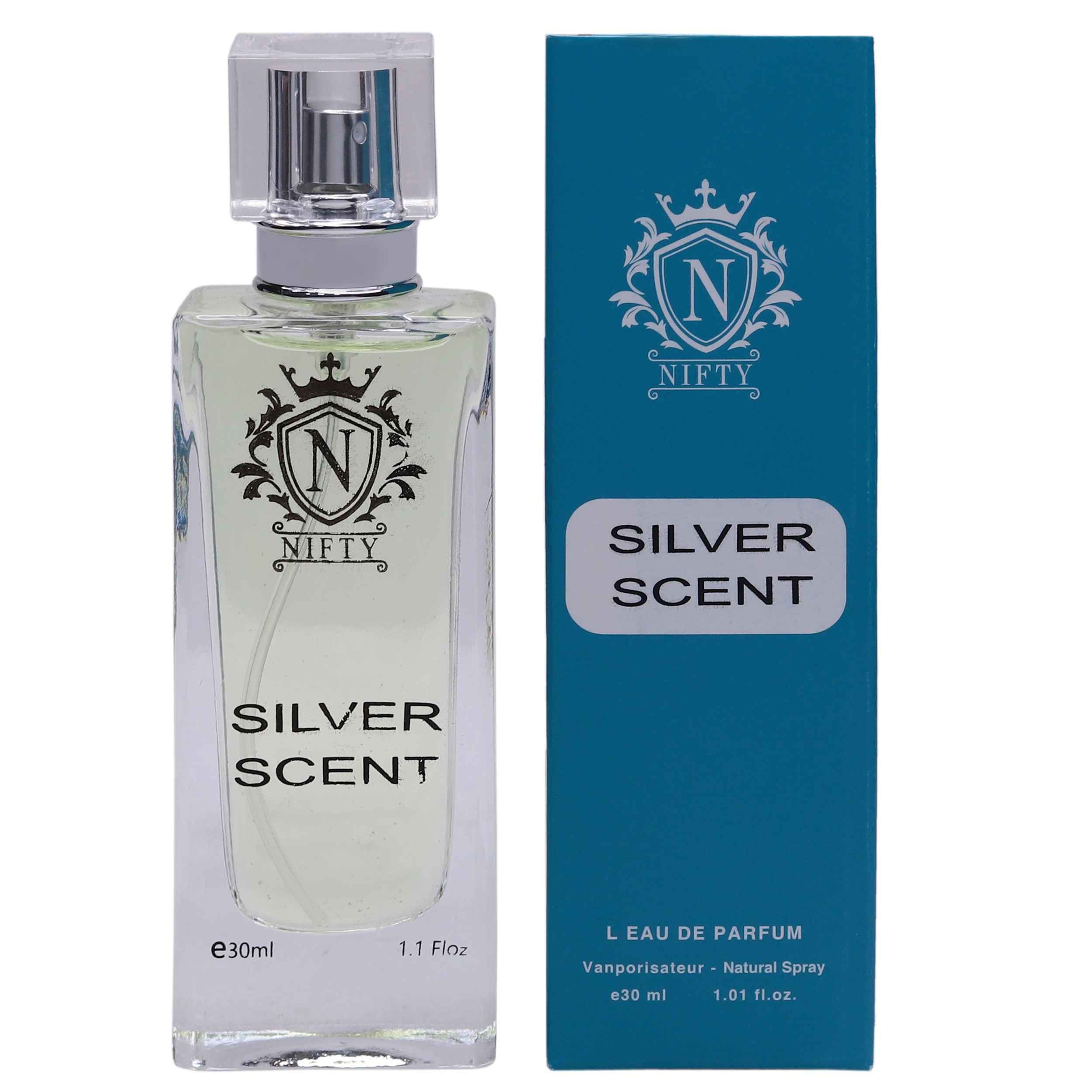 ادو پرفیوم مردانه نیفتی مدل SILVER SCENT حجم 30 میلی لیتر