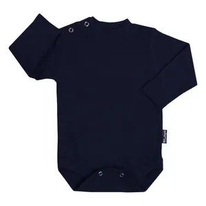 بادی آستین بلند نوزادی آدمک کد 17100 رنگ سرمه ای