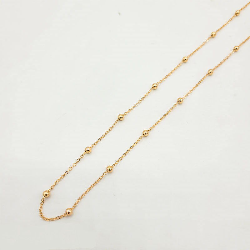 گردنبند زنانه مدل بلند توپی