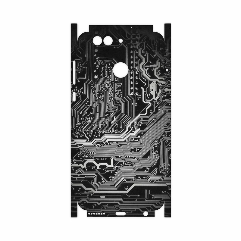 برچسب پوششی ماهوت مدل Black Printed Circuit Board-FullSkin مناسب برای گوشی موبایل هوآوی Nova 2 Plus