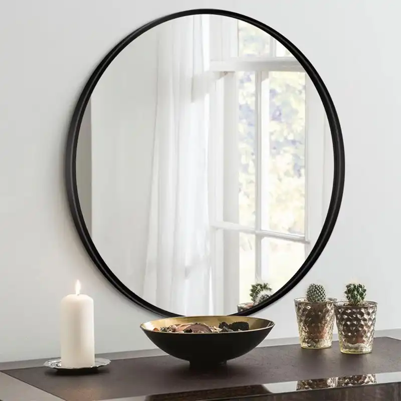 آینه مدل گرد فلزی طرح ظریف F-70