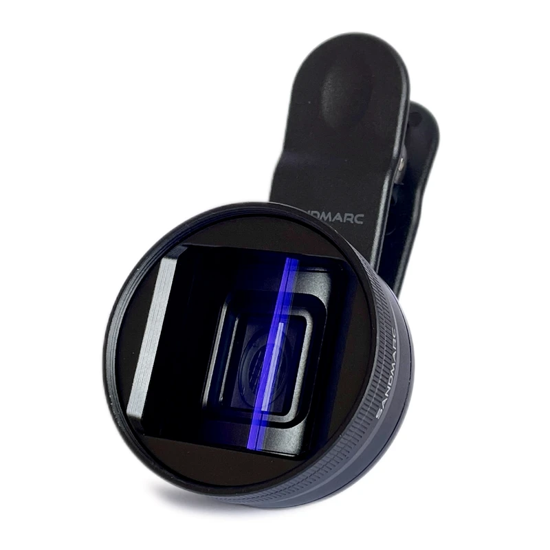 لنز کلیپسی موبایل سندمارک مدل Anamorphic 1.55x (Blue Flare)