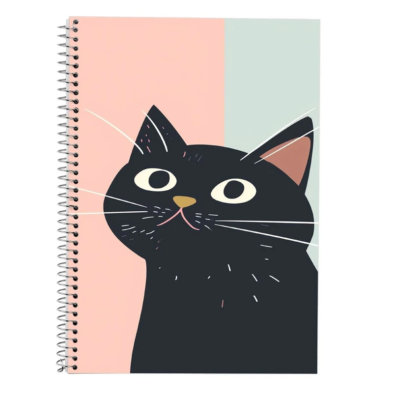 دفتر لغت 50 برگ مدوپد طرح سگ و گربه کد DF17274