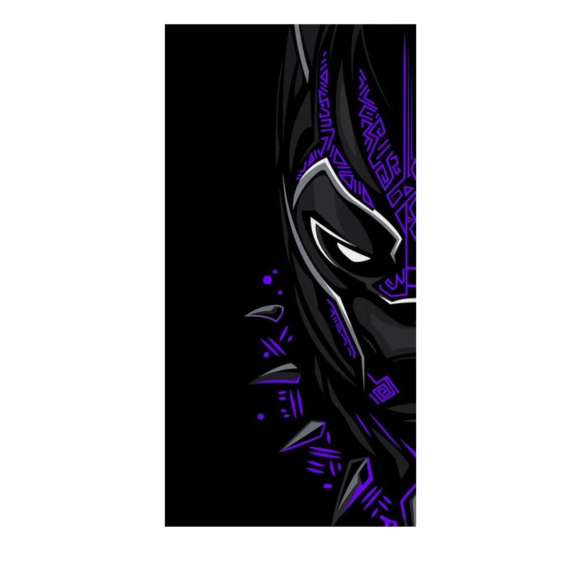 استیکر لپ تاپ و موبایل مدل سریال طرح پلنگ سیاه اونجرز مارول Black Panther Avengers Marvel کد 4756