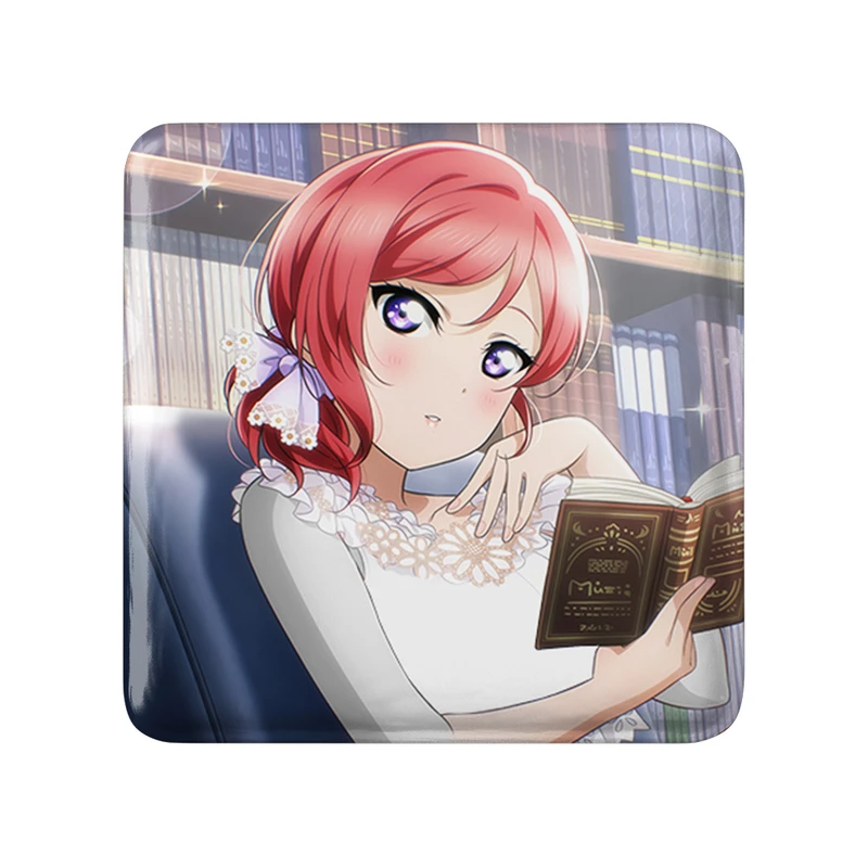 مگنت خندالو طرح ماکی نیشیکینو انیمه لاو لایو Love Live  مدل مربعی کد 18298